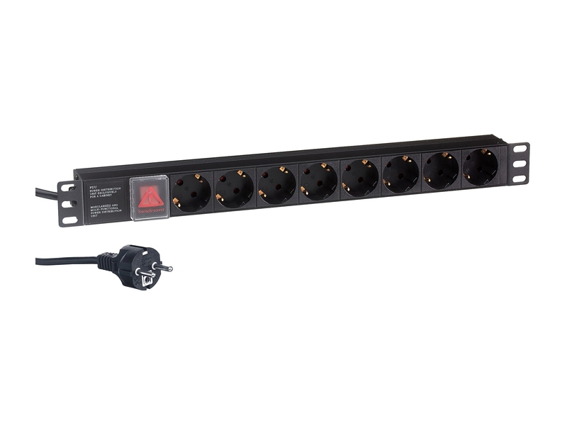 фото Сетевой фильтр exegate serverpro pdu-19h805 8 sockets 3m black ex280844rus