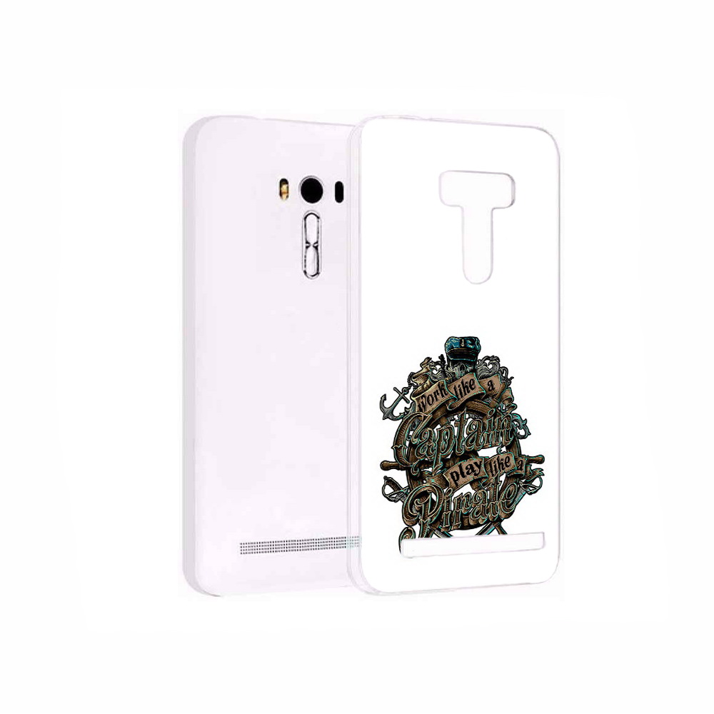 

Чехол MyPads Tocco для Asus ZenFone 2 Laser (ZE550KL) капитан пиратов, Прозрачный, Tocco
