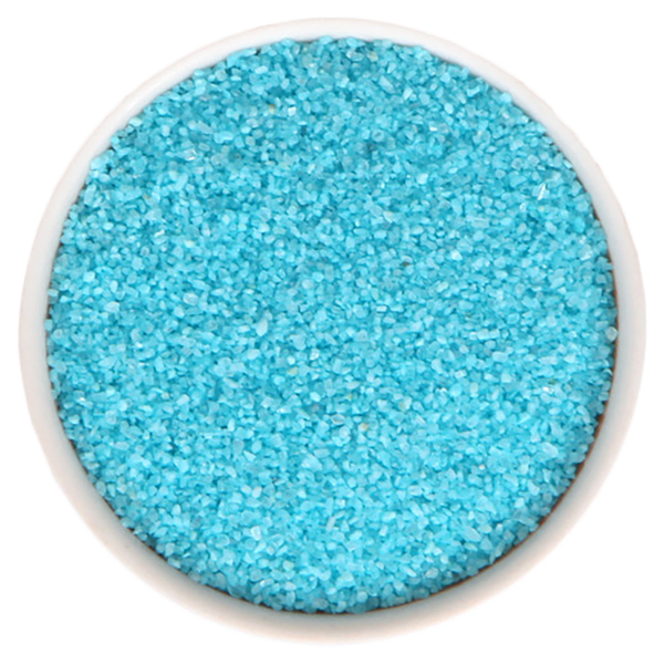 Кварцевый песок для аквариумов Evis бирюзовый, 0.25 кг, 0.25 л