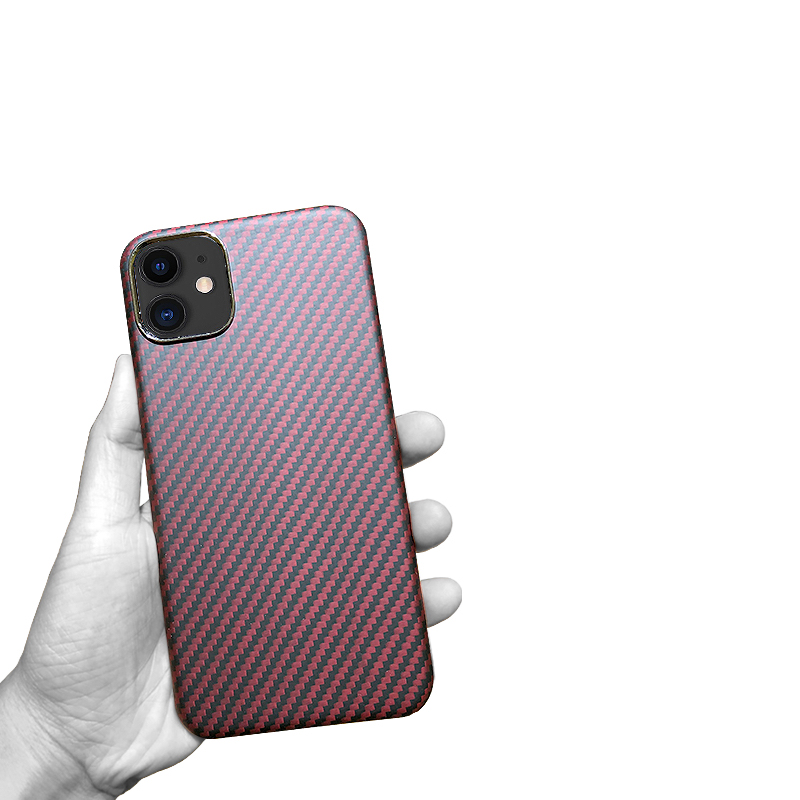 

Чехол K-DOO Kevlar для iPhone 11, арамид (кевлар) ударопрочный, ультратонкий - Красный, iPhone 11
