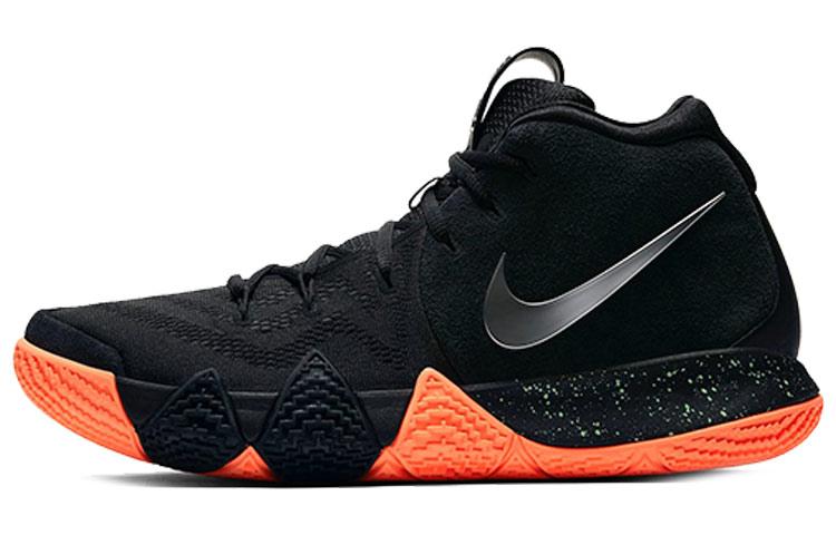 

Кроссовки унисекс Nike Kyrie 4 Black Metallic Silver черные 42.5 EU, Черный, Kyrie 4 Black Metallic Silver