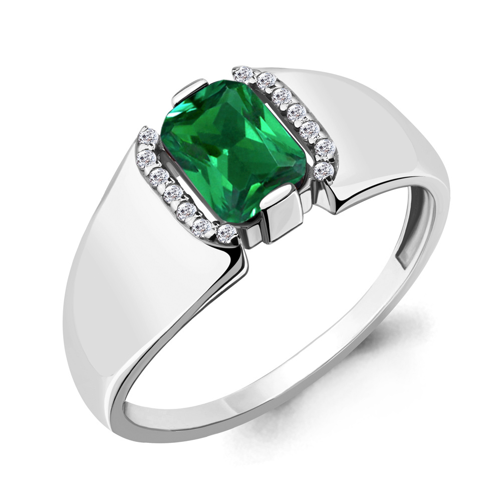 

Кольцо из серебра р.  AQUAMARINE 68428АГ_925_р, 68428АГ_925_р