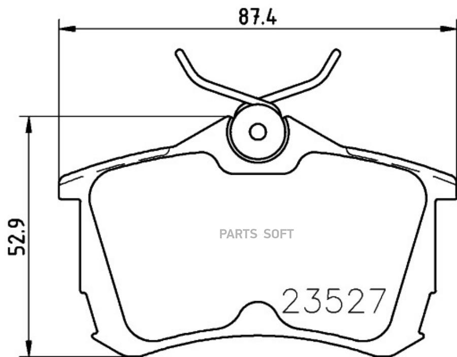 

Тормозные колодки HELLA PAGID/BEHR дисковые 8DB355009511