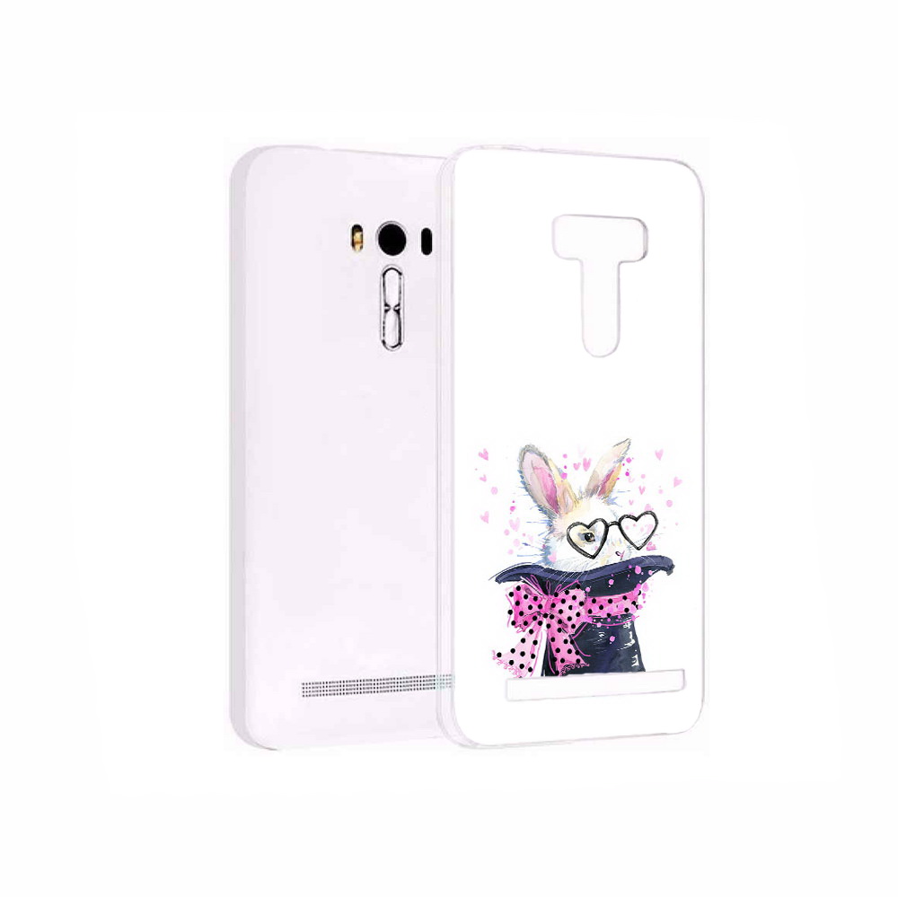 Чехол MyPads Tocco для Asus ZenFone 2 Laser (ZE550KL) кролик в шляпе