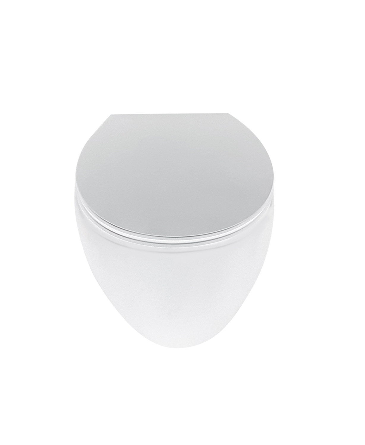 Унитаз подвесной Creo ceramique COMBO-AV1100W/AV1001WT безободковый, с сиденьем микролифт