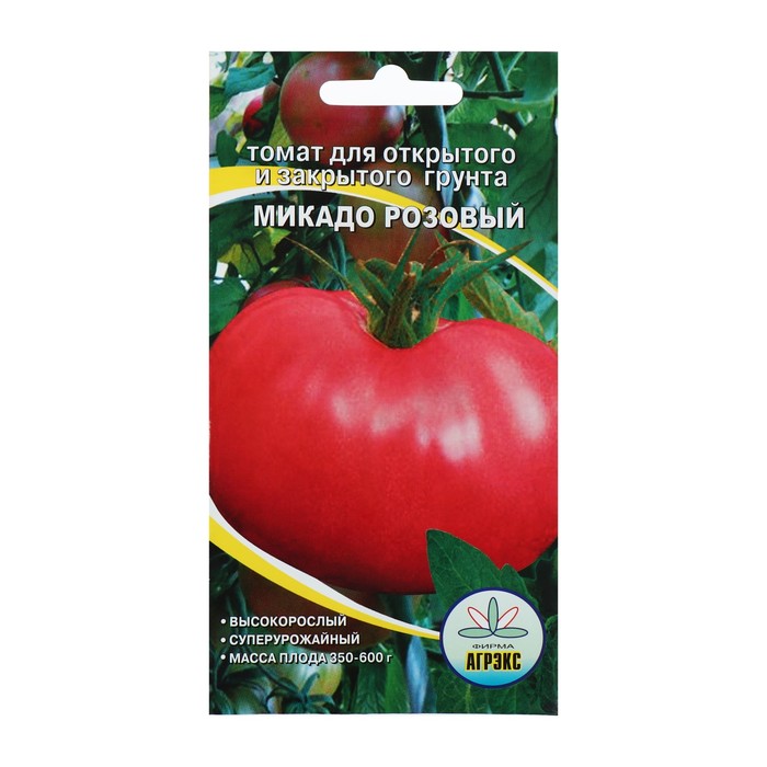 

Семена Томат "Микадо" розовый, 15 шт