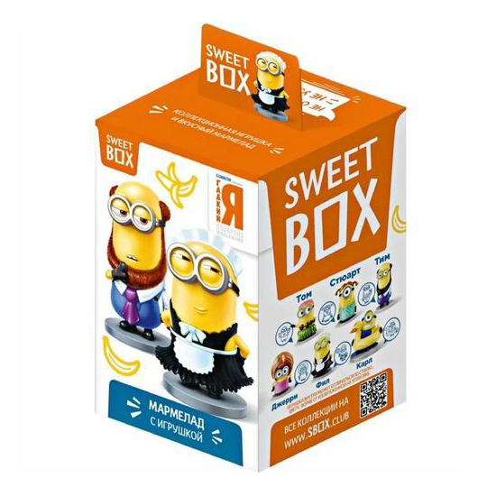 

Мармелад Sweet Box Миньоны с игрушкой 10 г