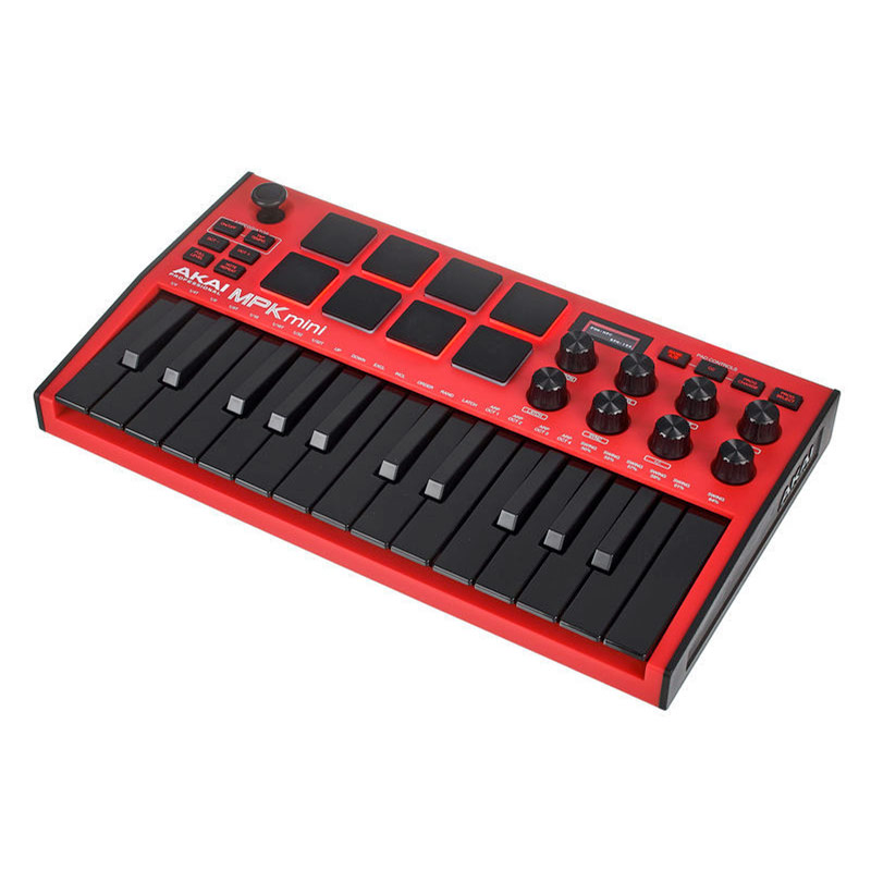 

MIDI-клавиатура AKAI MPK Mini MK3, красная