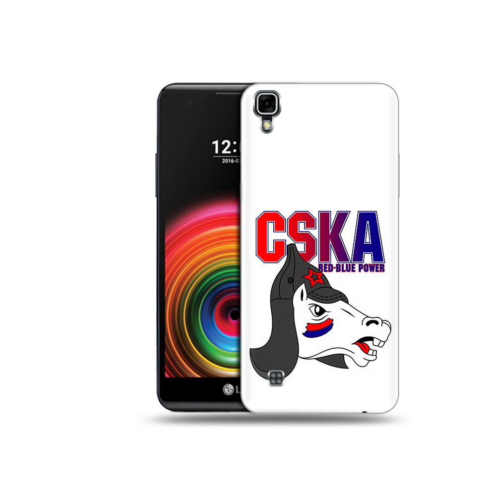 

Чехол MyPads Tocco для LG X Power ФК ЦСК лошадка россия, Прозрачный, Tocco