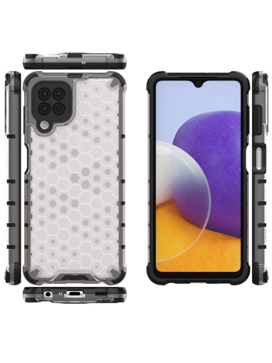 

Противоударный чехол Combee на Samsung Galaxy A22 Прозрачный