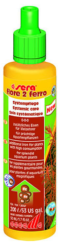 

Удобрение для аквариумных растений Sera FLORE 2 FERRO 50 мл, FLORE