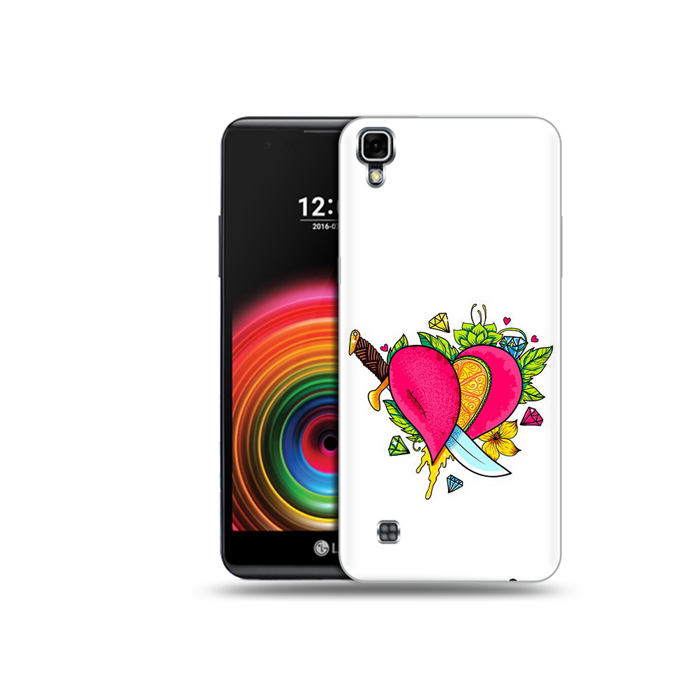 

Чехол MyPads Tocco для LG X Power Фруктовое сердце, Прозрачный, Tocco