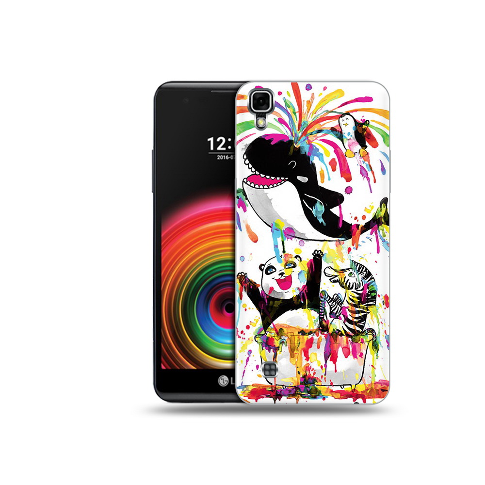 

Чехол MyPads Tocco для LG X Power Хиппи кит, Прозрачный, Tocco