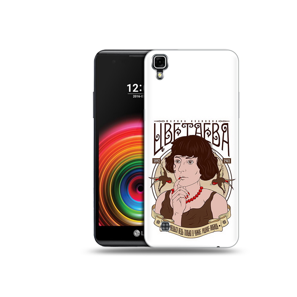 

Чехол MyPads Tocco для LG X Power Цветаева, Прозрачный, Tocco