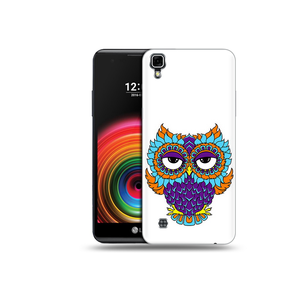 

Чехол MyPads Tocco для LG X Power Цветная сова, Прозрачный, Tocco