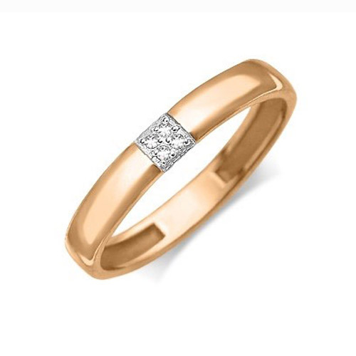 

Кольцо из красного золота с фианитом р. 19,5 PLATINA jewelry 01-1759-00-401-1110-03, 01-1759-00-401-1110-03
