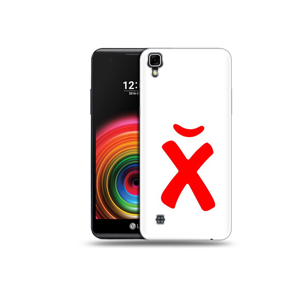 

Чехол MyPads Tocco для LG X Power абстракция буква х, Прозрачный, Tocco