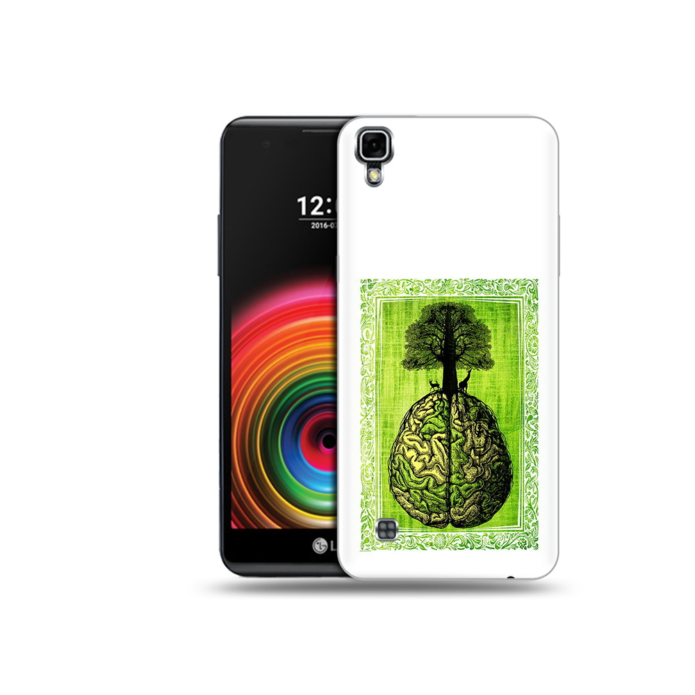 

Чехол MyPads Tocco для LG X Power абстракция здоровый мозг, Прозрачный, Tocco