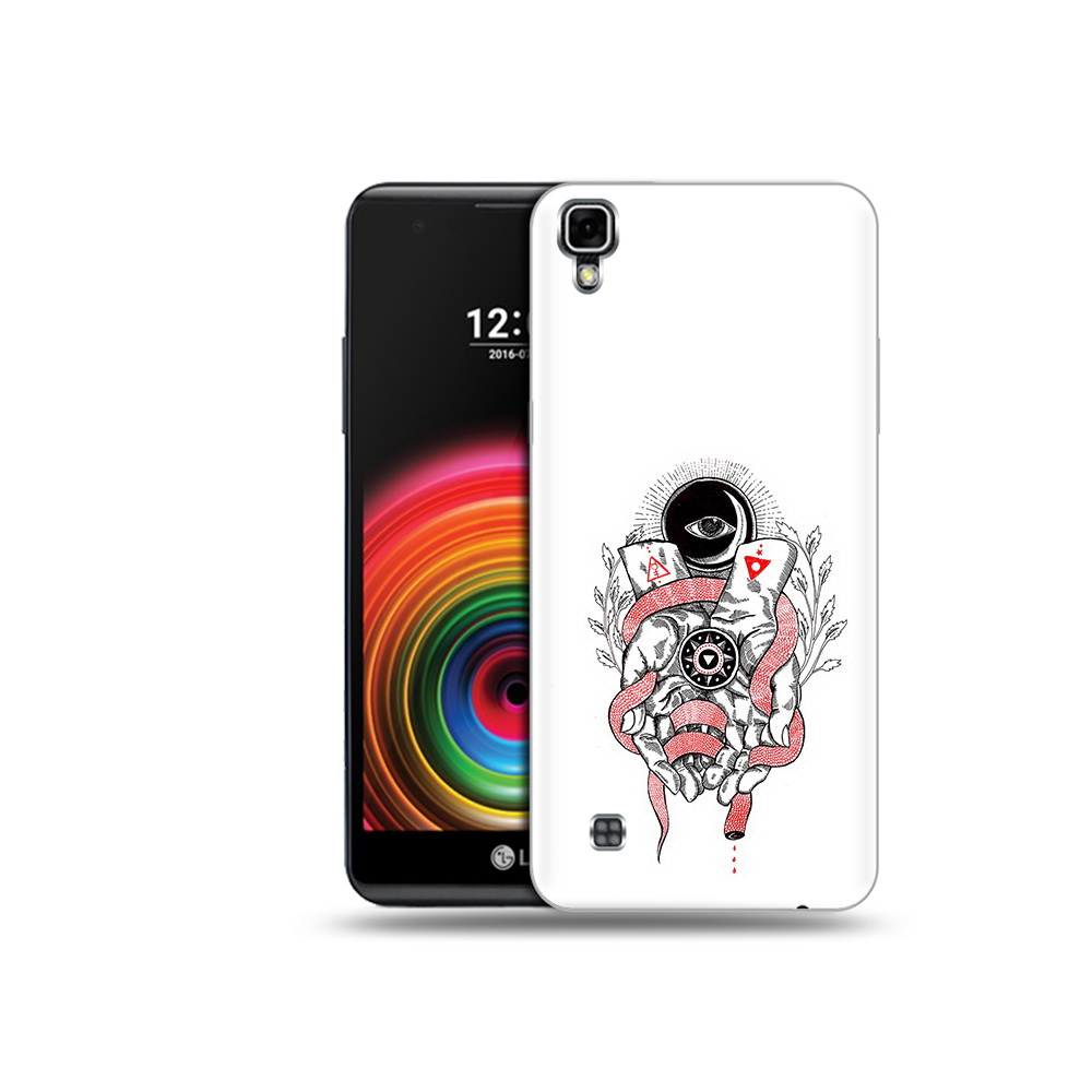 

Чехол MyPads Tocco для LG X Power абстрация связанные руки, Прозрачный, Tocco