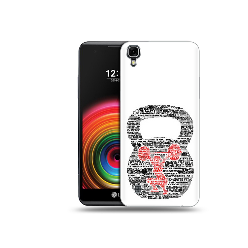 

Чехол MyPads Tocco для LG X Power бодибилдинг гиря из слов, Прозрачный, Tocco