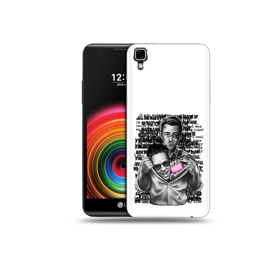 

Чехол MyPads Tocco для LG X Power бойцовский клуб, Прозрачный, Tocco