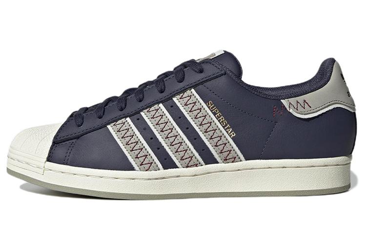 

Кеды унисекс Adidas Superstar синие 44 EU, Синий, Superstar