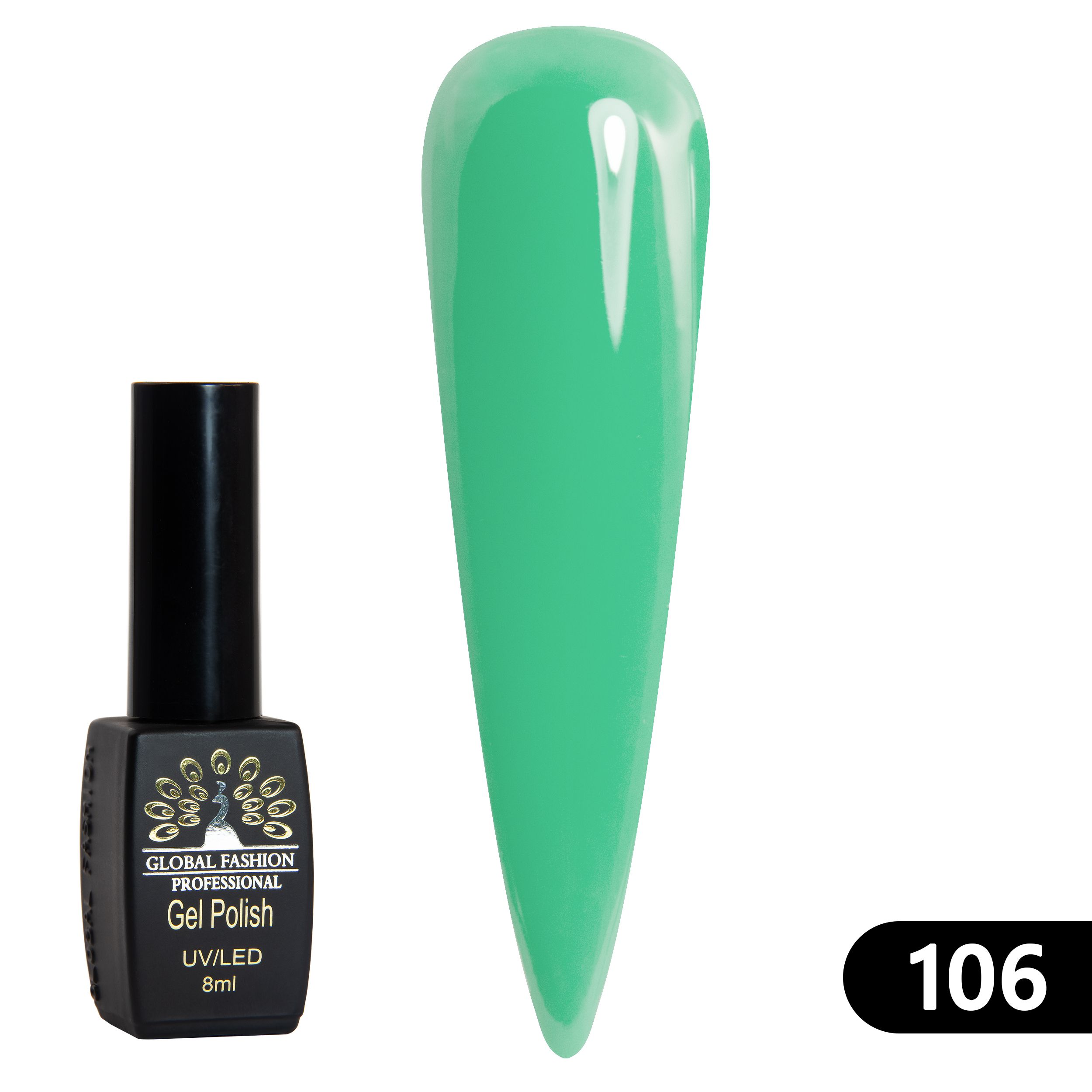 

Гель-лак BLACK ELITE 106 Global Fashion 8 мл