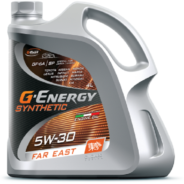 G-ENERGY Synthetic FarEast 5W30 Масло моторное синтетическое 4L, Моторное масло G-Energy синтетическое Synth Super Start 5W30 4л  - купить