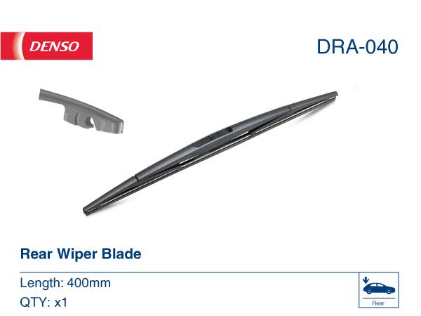 

Щетка стеклоочистителя Denso заднего стекла 400 mm 16" арт. DRA-040, DRA