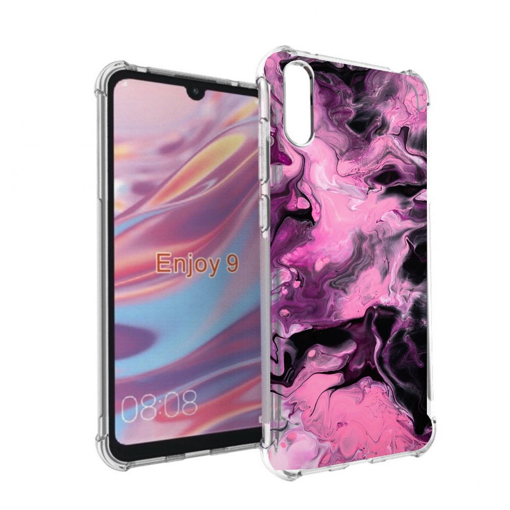 

Чехол бампер MyPads смешивание-фиолетового для Huawei Enjoy 9, Прозрачный, Tocco