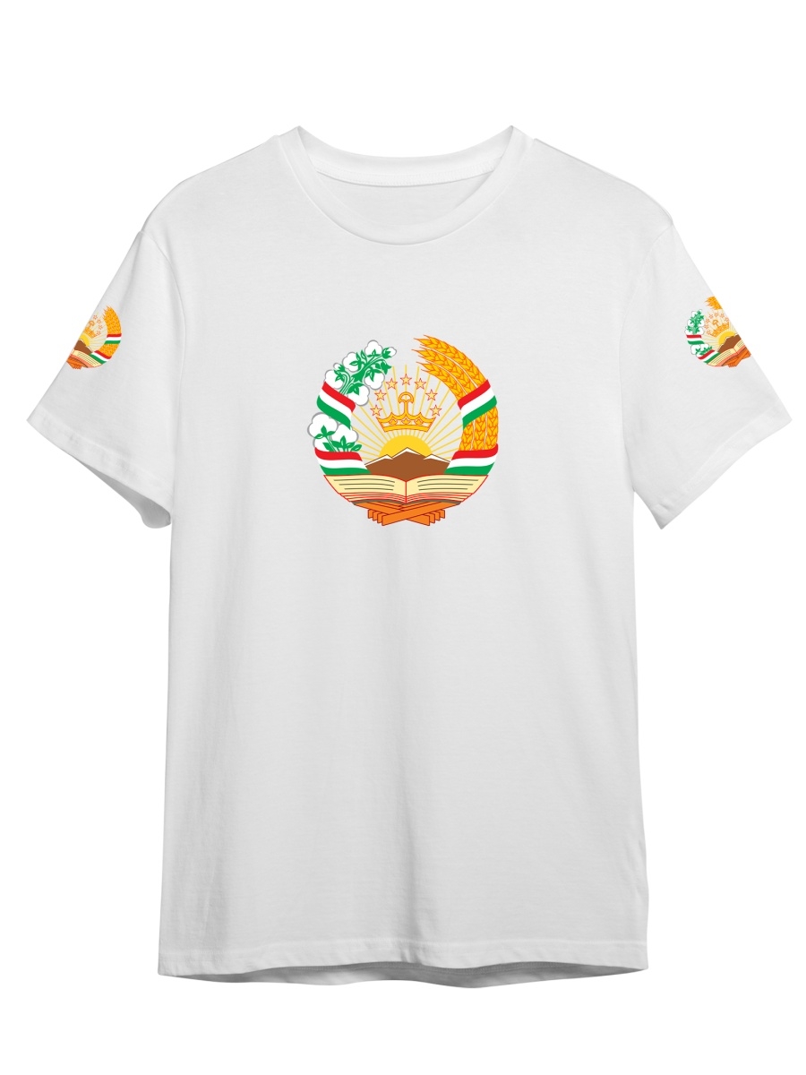 

Футболка унисекс СувенирShop Таджикистан/Душанбе 5 белая XL (50-52), "Таджикистан/Душанбе" 5
