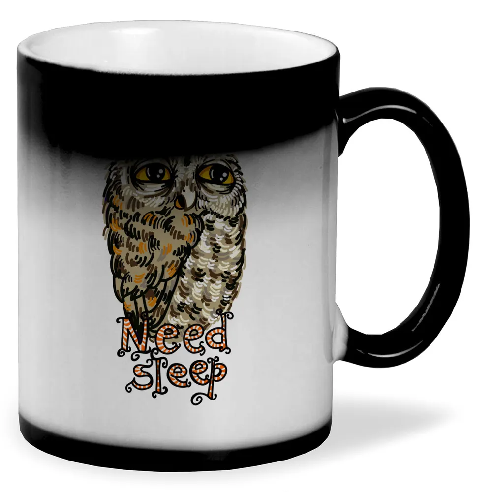 

Кружка CoolPodarok Прикол Сова need sleep