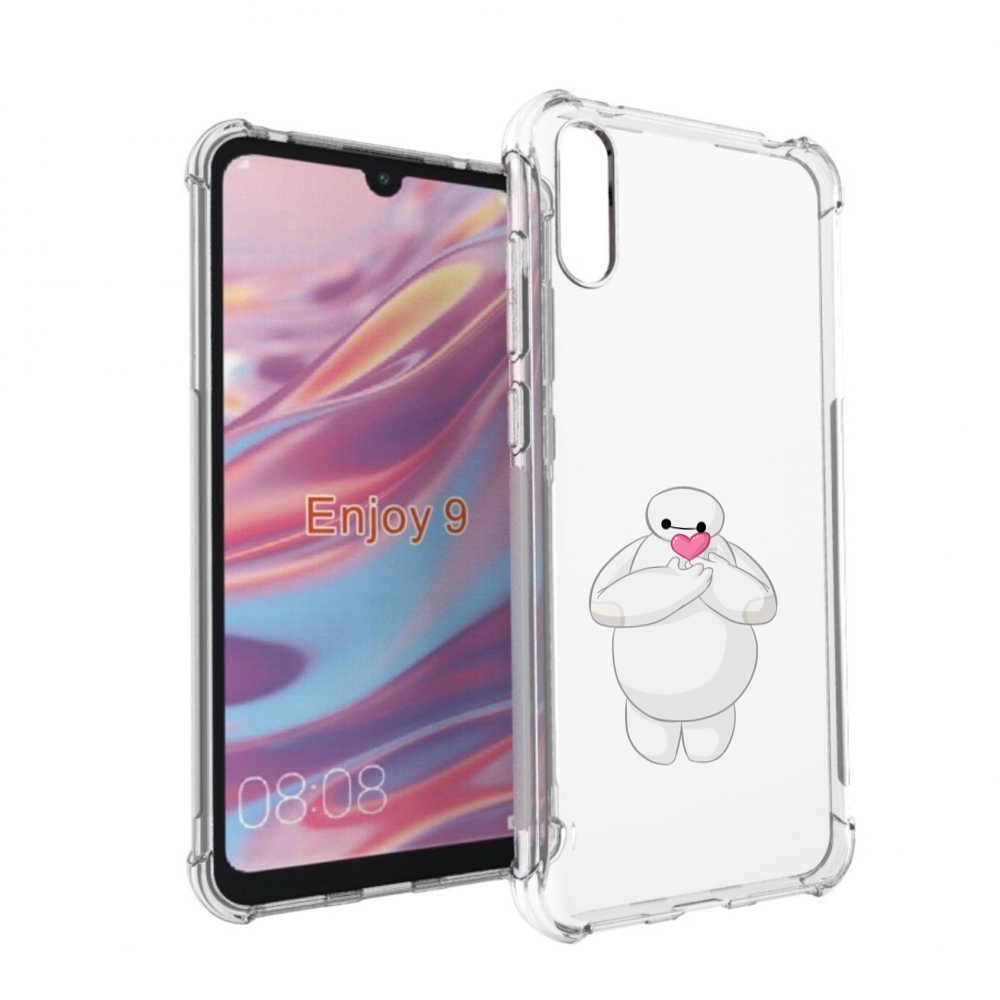 

Чехол бампер MyPads снеговик-с-сердечком для Huawei Enjoy 9, Прозрачный, Tocco