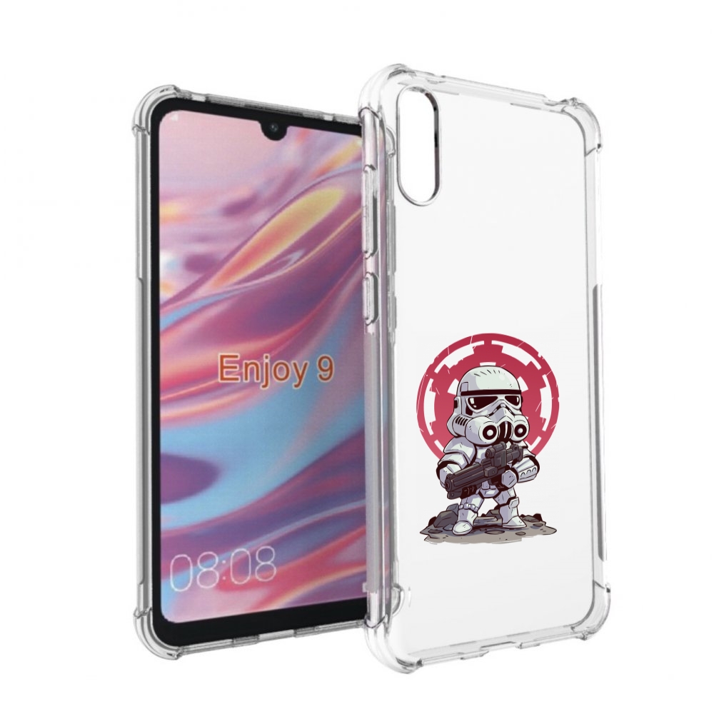 

Чехол бампер MyPads солдат-из-старварс для Huawei Enjoy 9, Прозрачный, Tocco