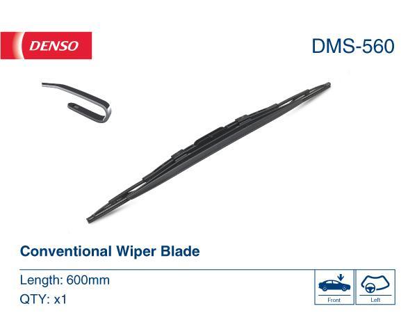 

Щетка стеклоочистителя Denso DMS-560 600мм 24", щетка стеклоочистителя DMS-560