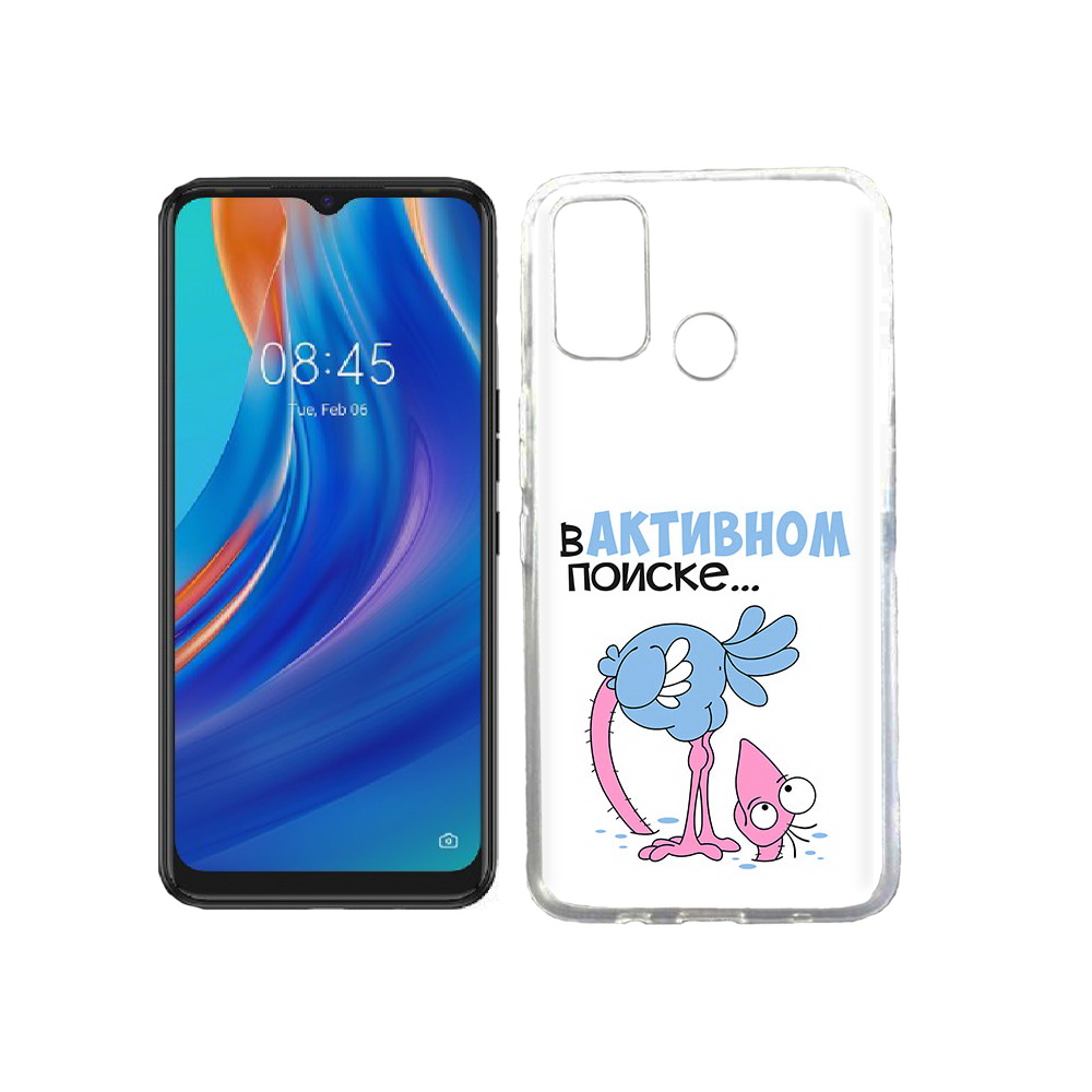 

Чехол MyPads Tocco для Tecno Spark 7T в активном поиске, Прозрачный, Tocco