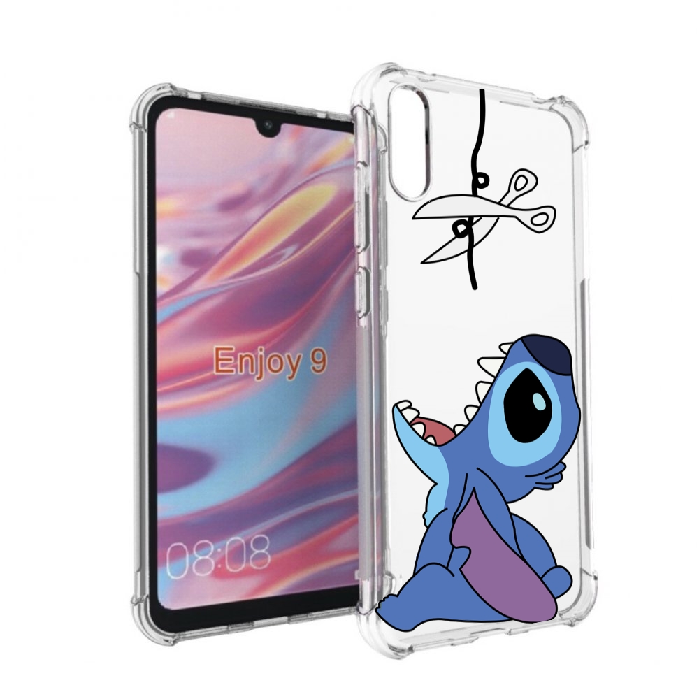 

Чехол бампер MyPads стич-с-ножницами для Huawei Enjoy 9, Прозрачный, Tocco