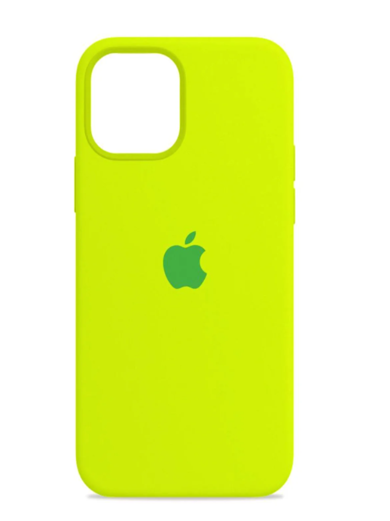 

Чехол для iPhone 12/12 Pro Silicone Case (лимонный), Желтый, iPhone 12
