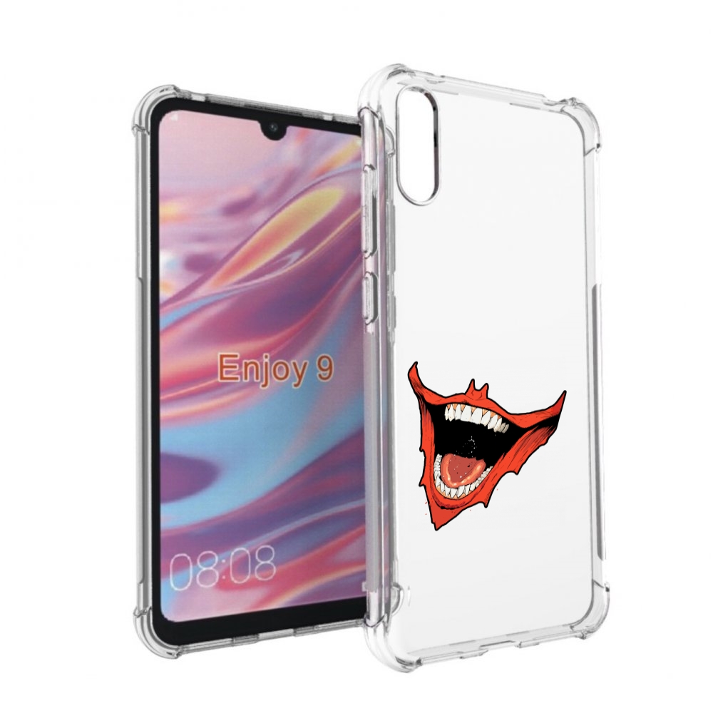 

Чехол бампер MyPads страшная-улыбка для Huawei Enjoy 9, Прозрачный, Tocco