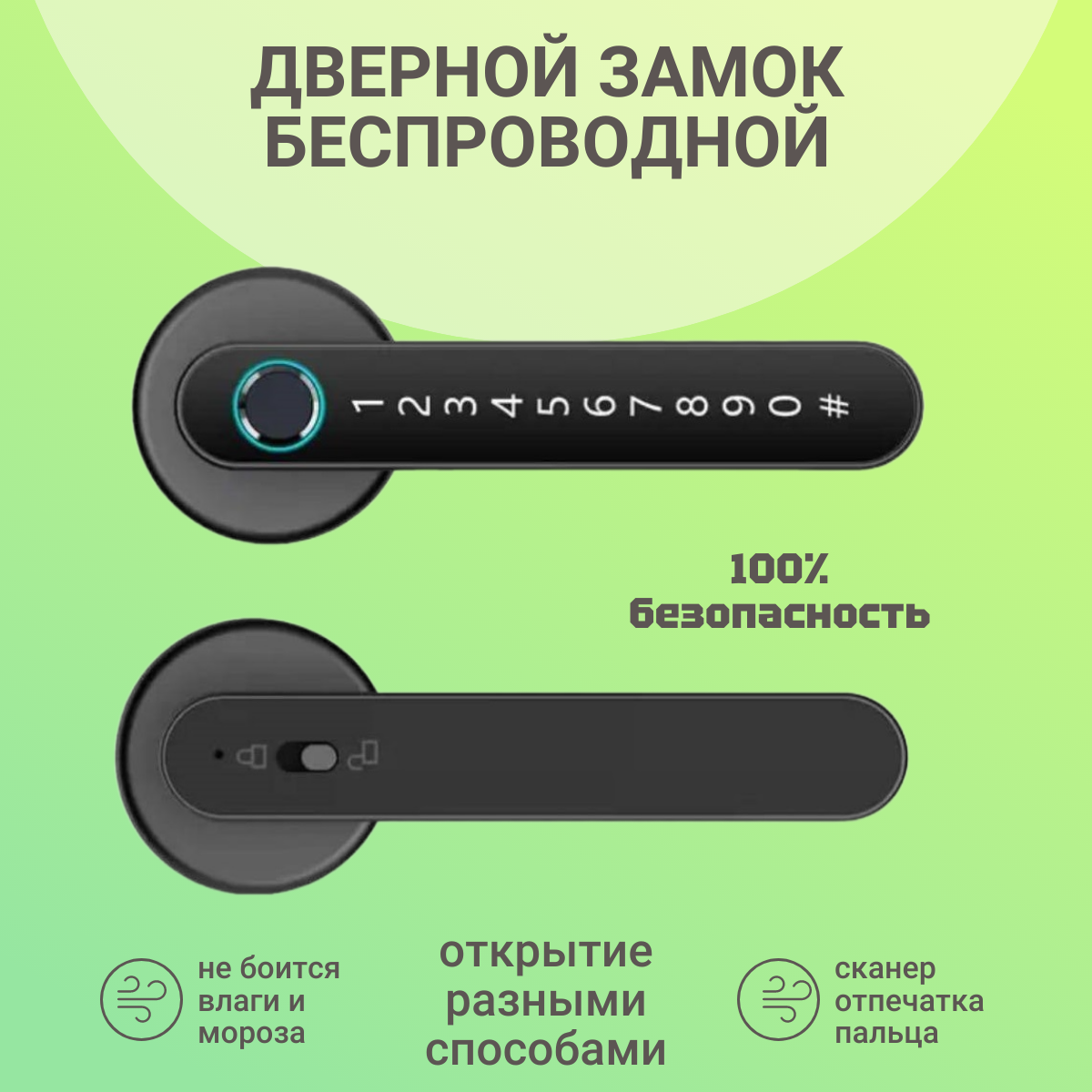 

Умный беспроводной дверной замок TOP-Store Smart Lock, Smart Lock