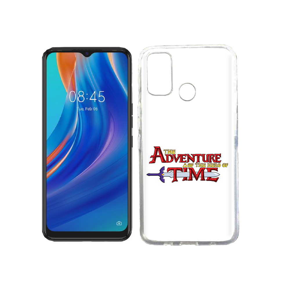

Чехол MyPads Tocco для Tecno Spark 7T время приключений логотип, Прозрачный, Tocco