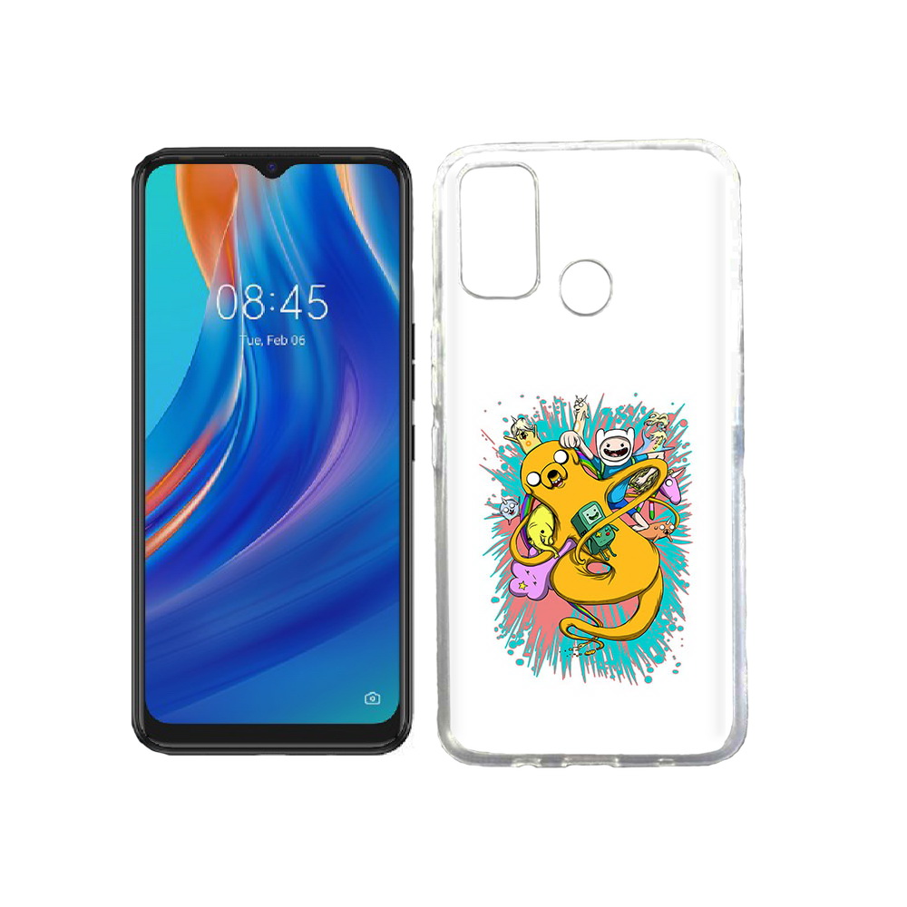 

Чехол MyPads Tocco для Tecno Spark 7T время приключений рисунок, Прозрачный, Tocco