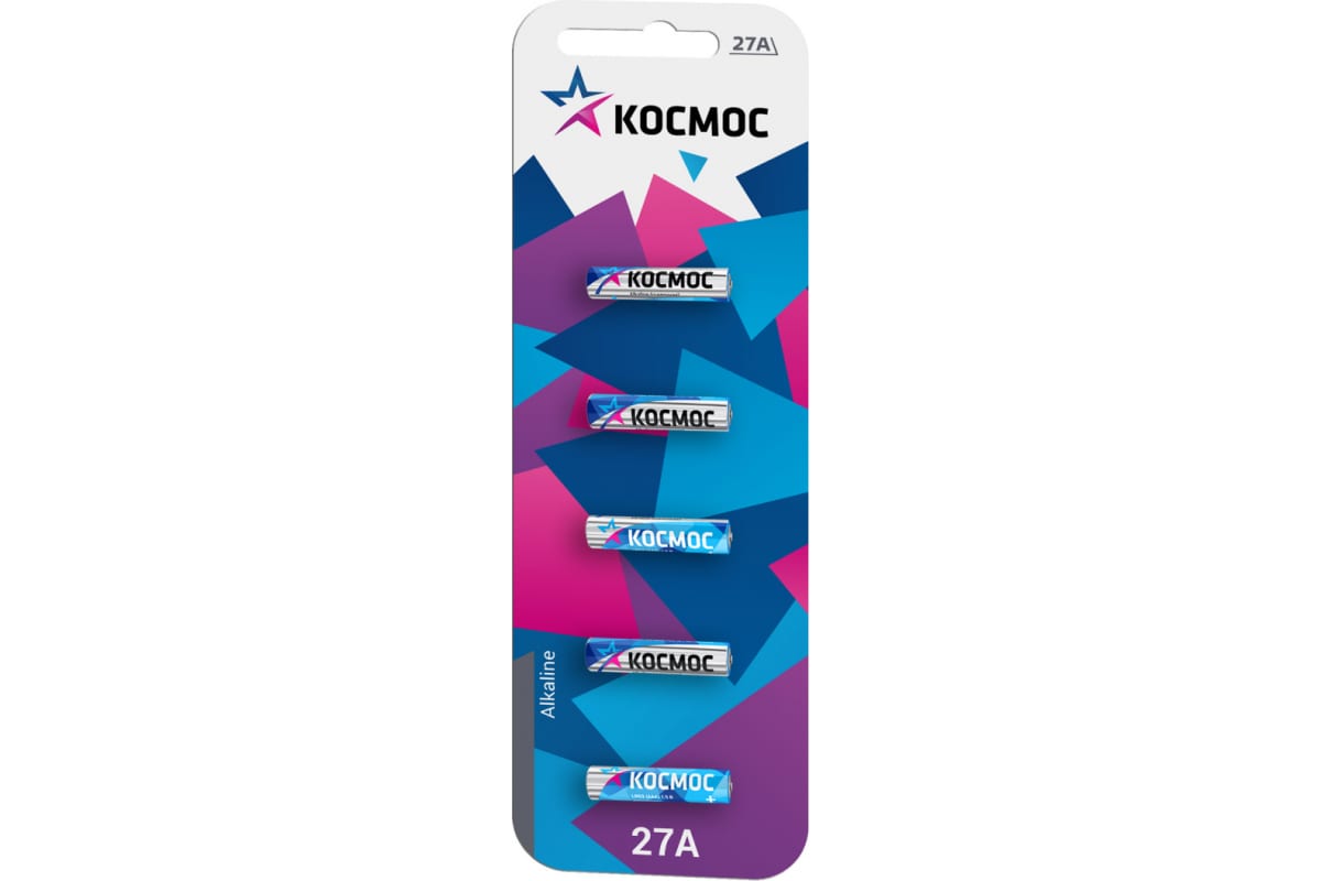 Элемент питания КОСМОС 27А 5BL д/автосигн. KOC27A5BL