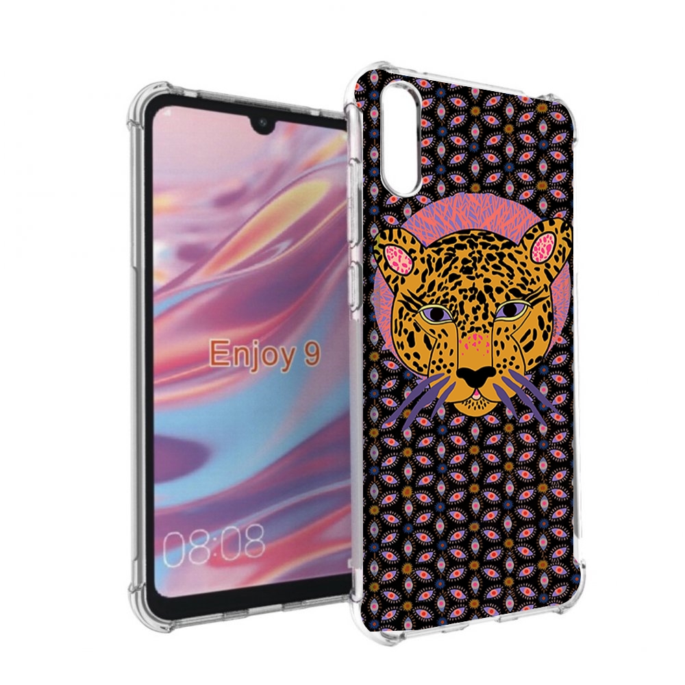 

Чехол бампер MyPads тигр-в-глазах для Huawei Enjoy 9, Прозрачный, Tocco