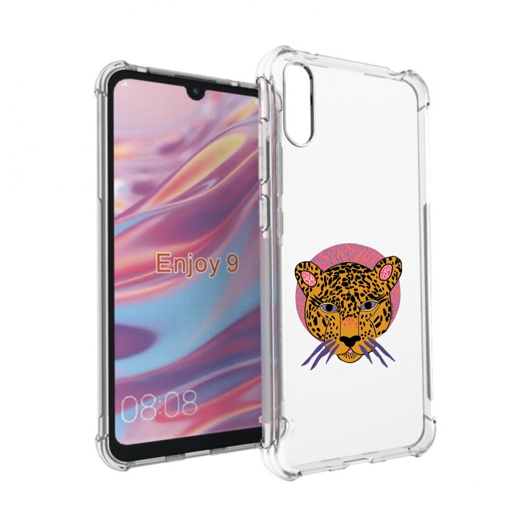 

Чехол бампер MyPads тигр-в-кругу для Huawei Enjoy 9, Прозрачный, Tocco