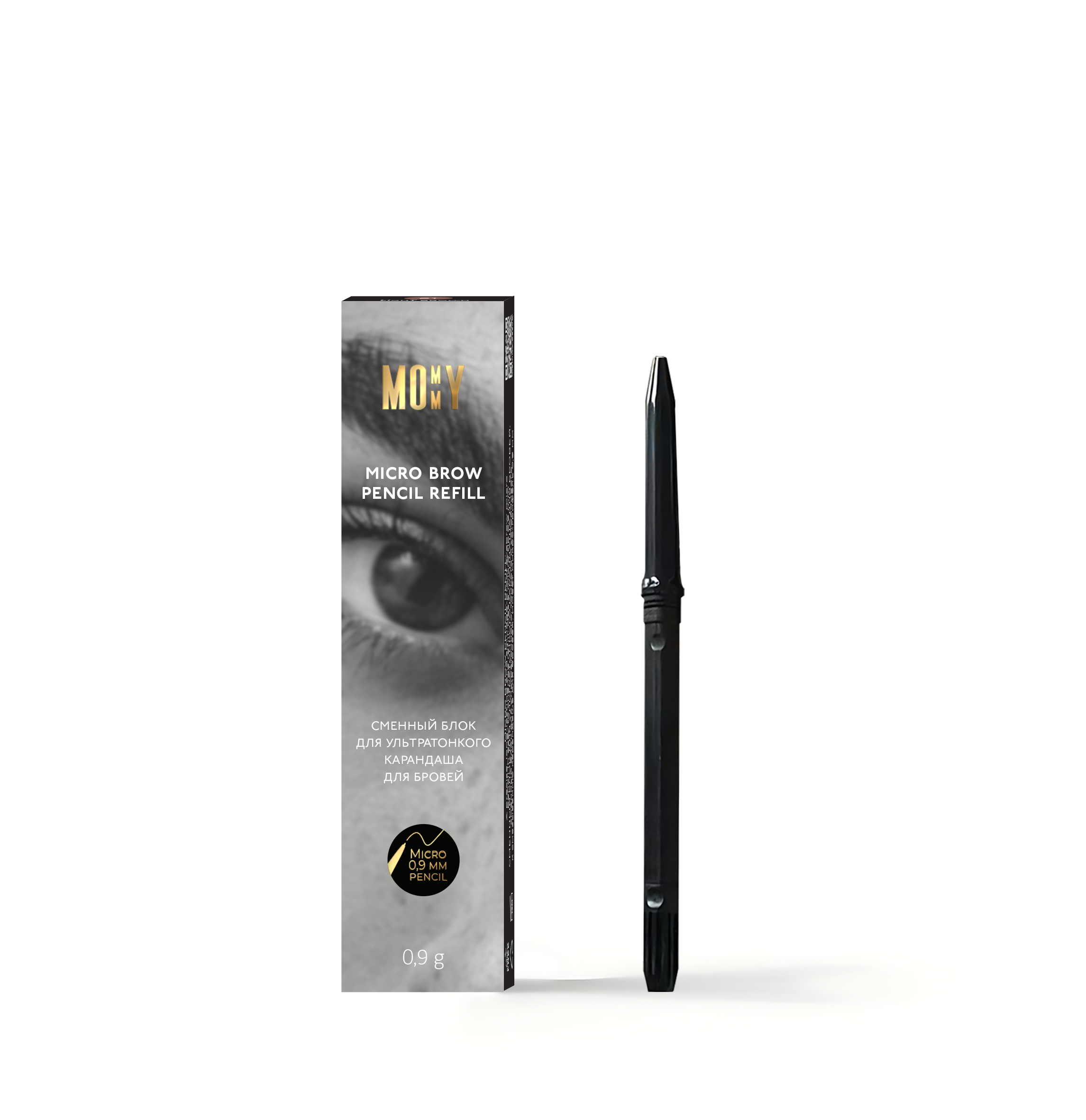 Сменный блок MOMMY для карандаша для бровей Micro Brow Pencil темно-коричневый Китай темный, коричневый