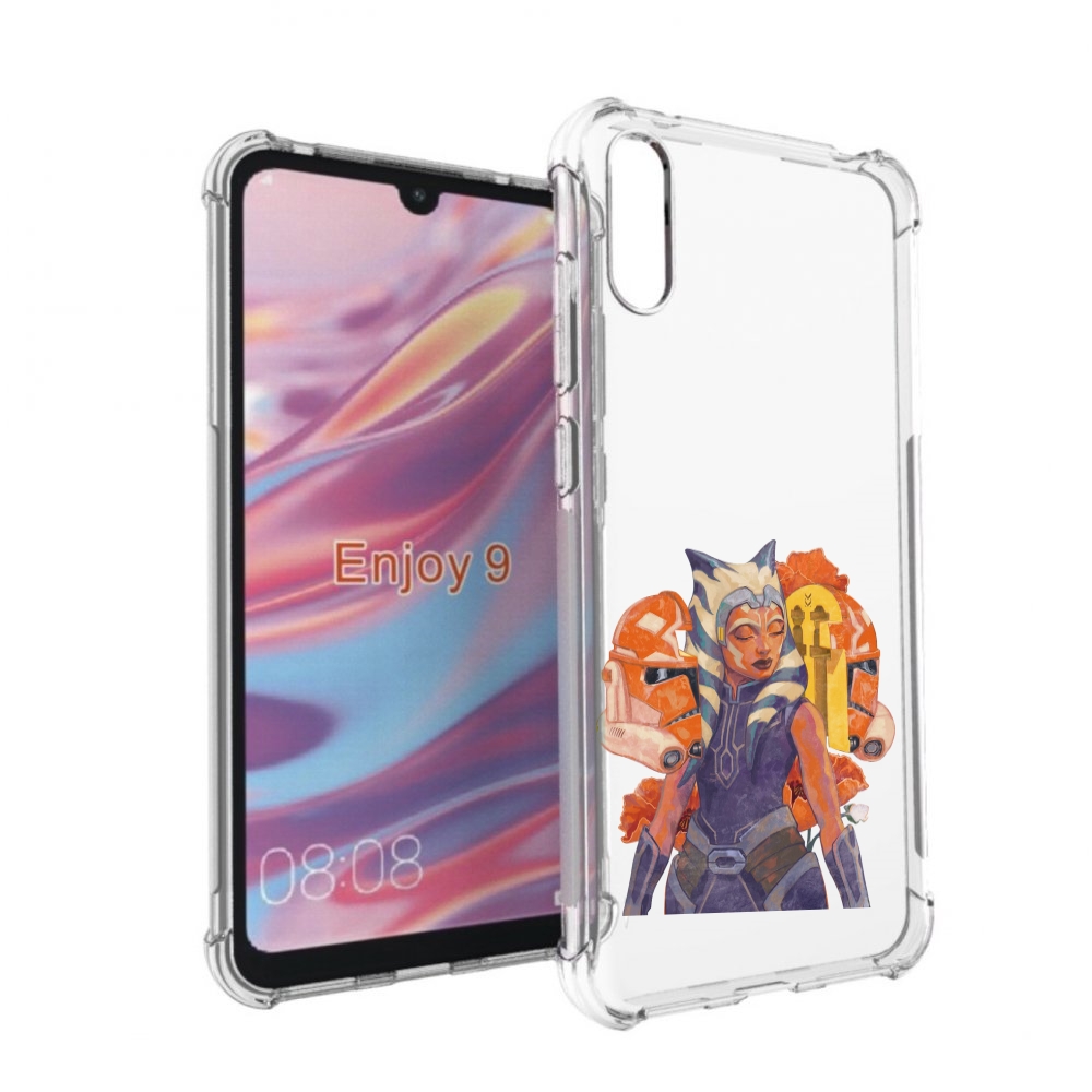 

Чехол бампер MyPads тогрута-асока-тано для Huawei Enjoy 9, Прозрачный, Tocco
