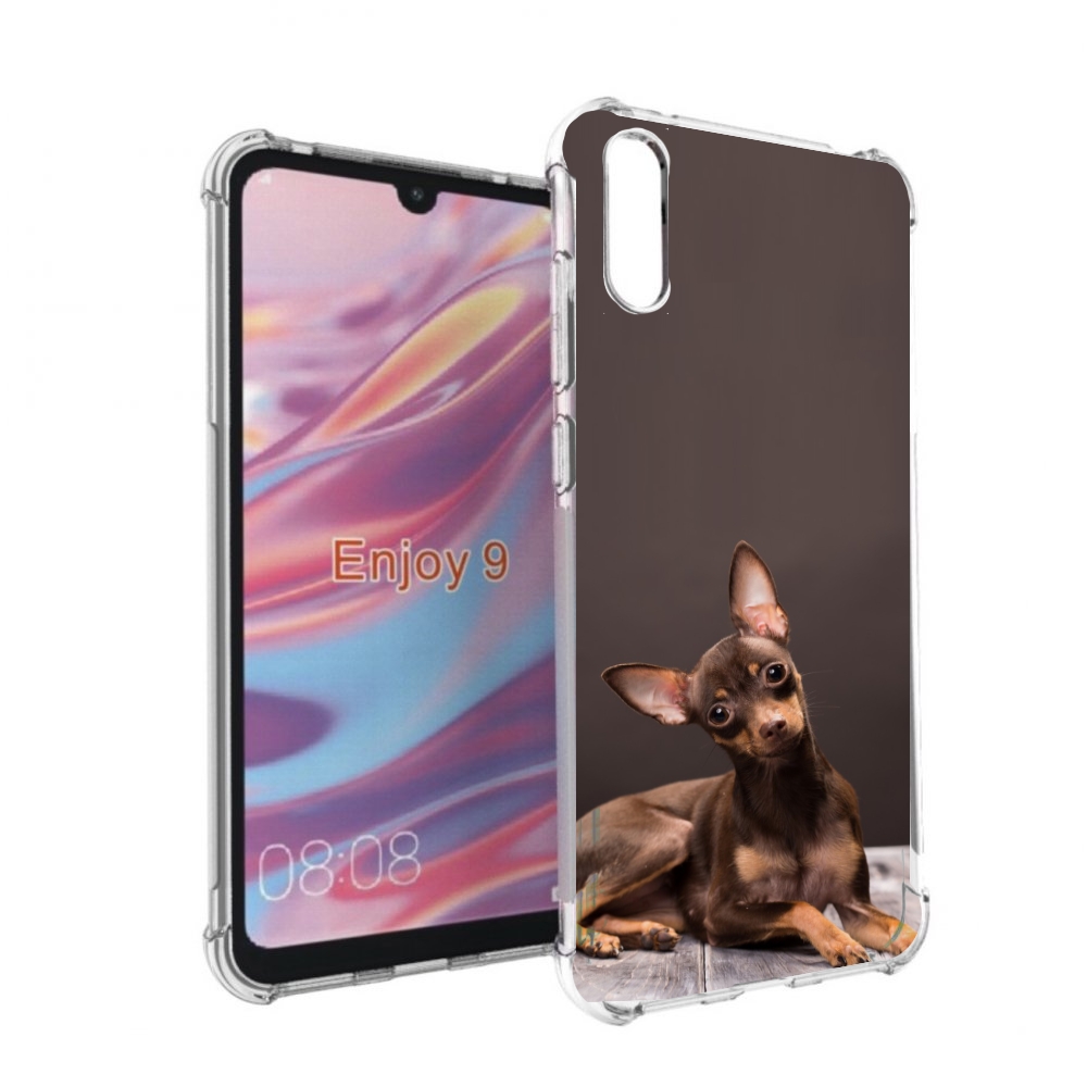 

Чехол бампер MyPads тои терьер для Huawei Enjoy 9, Прозрачный, Tocco
