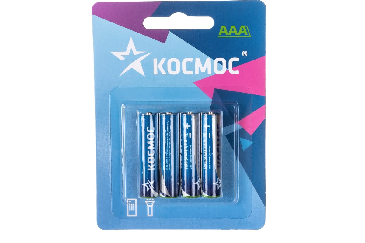 

Элемент питания КОСМОС R03 4BL KOCR034BL