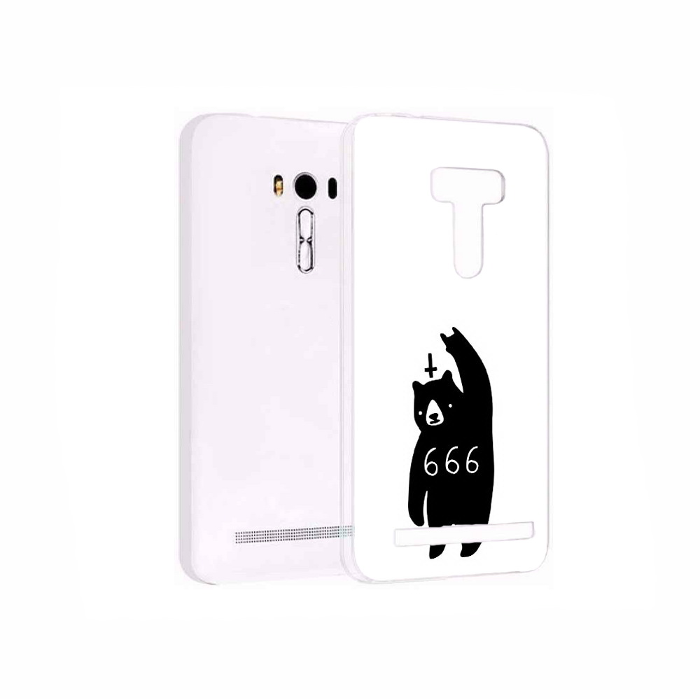 Чехол MyPads Tocco для Asus ZenFone 2 Laser (ZE550KL) медведь 666